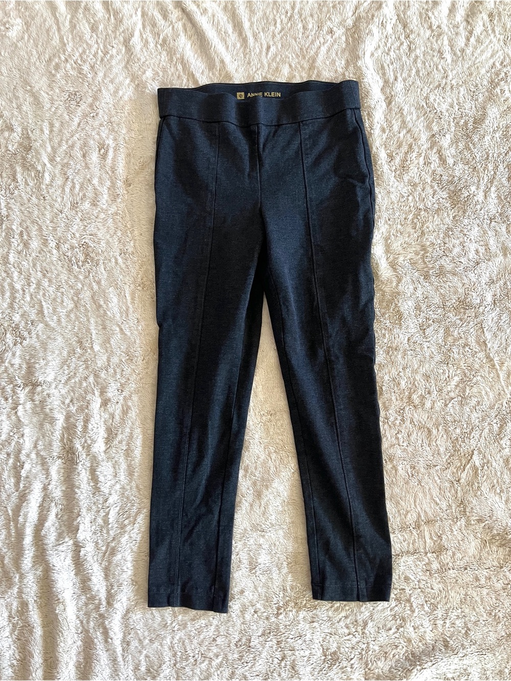 ANN KLEIN Woman's Dark Gray Office Pants Size M